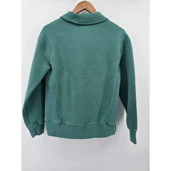 YPB Polo Sweatshirt Womens XXS Manhattan New York Tennis Green EUC - Image 4