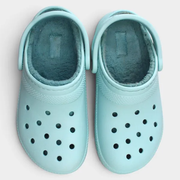 Crocs Classic Lined Clog Aqua Blue M4 W6 - Image 10