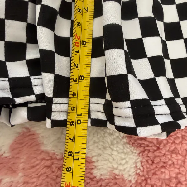 🔥🏁 BRAND NEW Race Day Baddie 5-Piece Set – Checkered & Neon Yellow Medium 🏁🔥 - Image 14