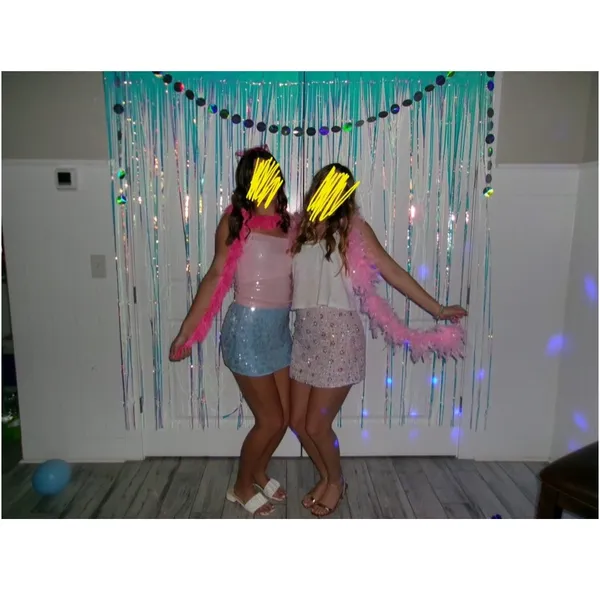 sequin blue skirt Size M - Image 2