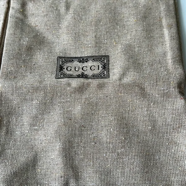 2 15” x 6” Gucci Slippers Dust Bags - Image 2