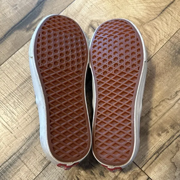 Vans Women’s 8 Pink White Checker Off the Wall Slide-ons Slip-ons Sneaker Skater - Image 5