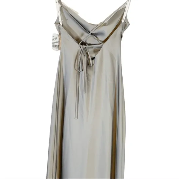 NEW Lovely Reese Sleeveless Satin Slip Maxi Dress Size XS - Image 7