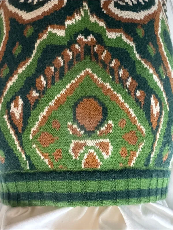 Farm Rio Pinneaple Ikat Knit Mini Skirt Size Small - Image 4