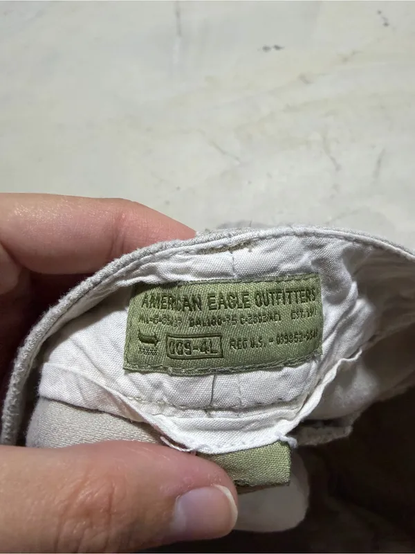 American Eagle y2k mini micro shorts tan khaki 6 - Image 7