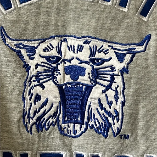Kentucky Wildcats Game Day Couture Gray/Blue Fleece Button Down Shirt Sz Med‎ - Image 4