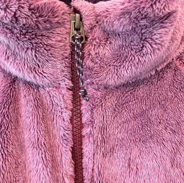 BURTON Dryride Plush Fleece Zip Up Jacket Mauve Purple High Loft | Size Medium - Image 4