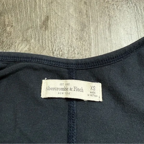 Abercrombie & Fitch Long Tank Navy XS Stretchy Retro - Image 9