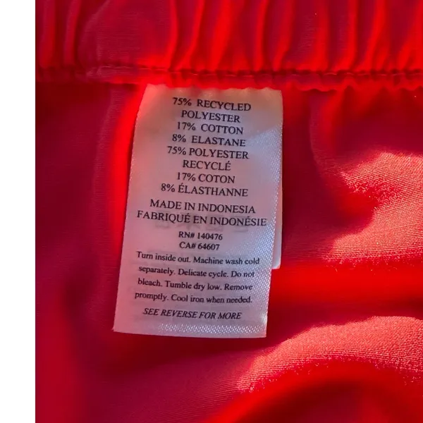 Faherty Shorts Red Orange Athletic‎ Running Training Pockets Comfy 3" Size Large - Image 4