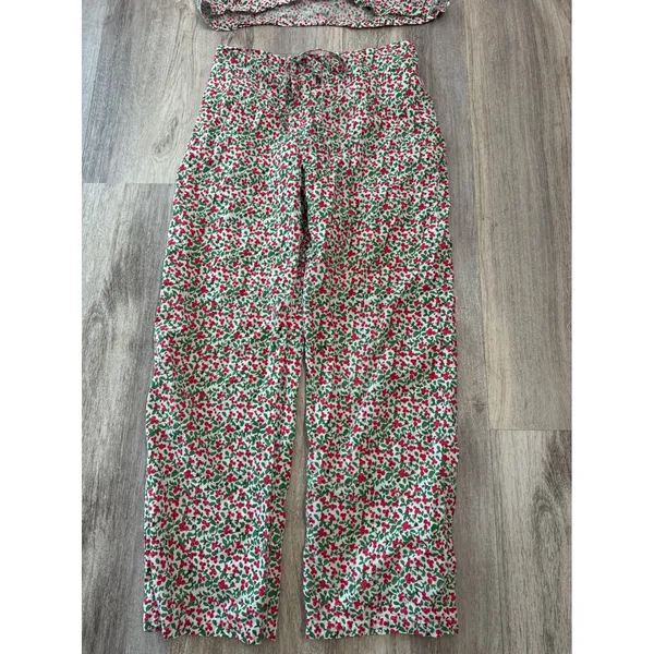 Roller Rabbit Roberta Christmas Holly Berry Size Small Womens Pajamas Set - Image 5