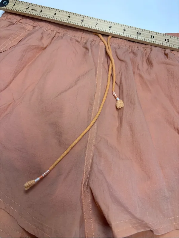 FP Movement by Free People Burnt Apricot Tie-Waist Athletic Shorts Sz XL NWOT - Image 7