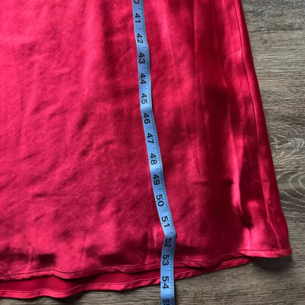Princess Polly Radioactive satin square neck maxi dress in red 4 - Image 7