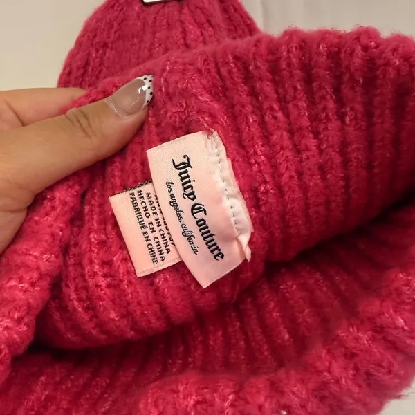 Juicy Couture Hot Pink Beanie‎ - Image 3