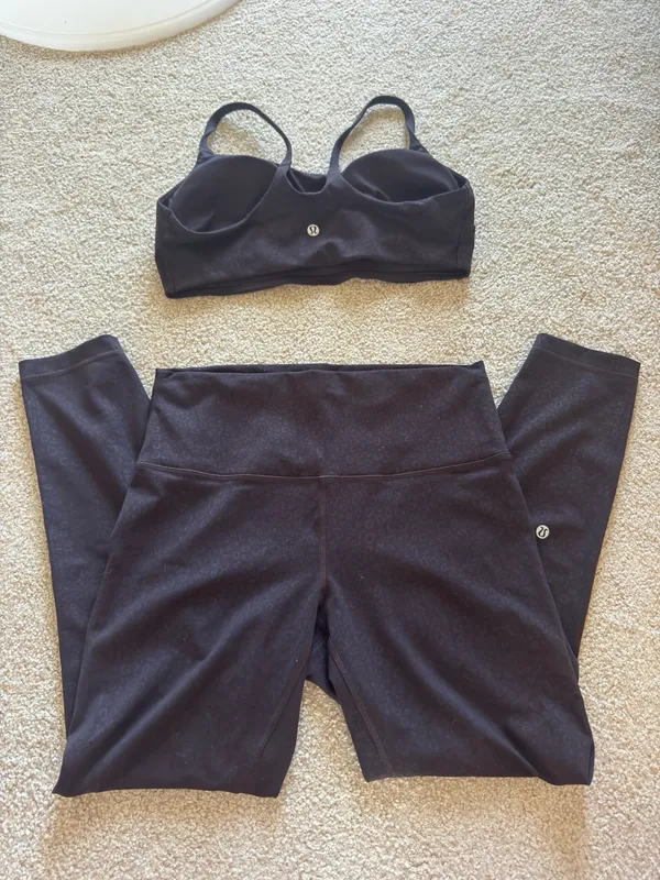 Lululemon dark brown leopard set - Image 3