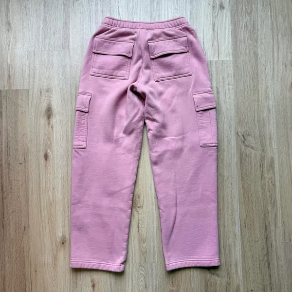Aritzia Sweatfleece Mega Fit Pink Cargo Sweatpants - Image 4