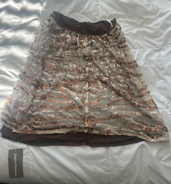 Missguided Zebra Print sequin dress  - Image 4