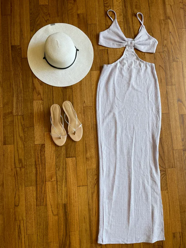 SheIn Summer Cutout Maxi Dress - Image 2