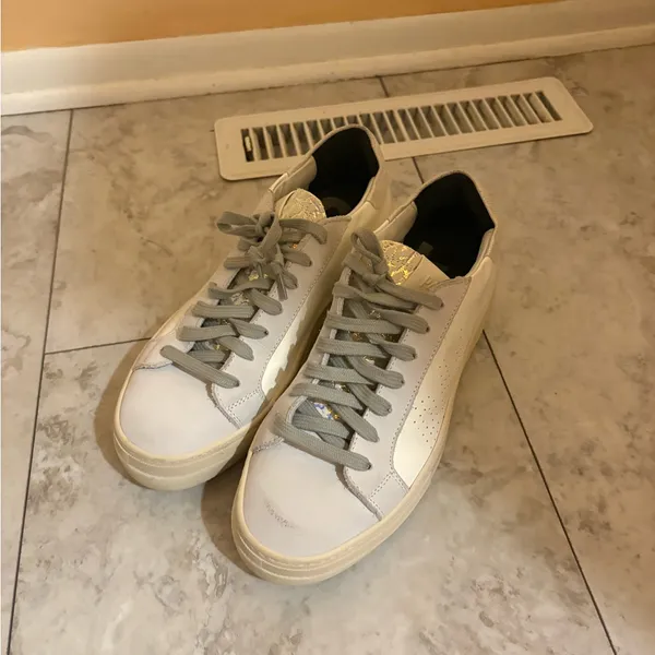 P448 Thea Unicorn White Sneakers - Image 2