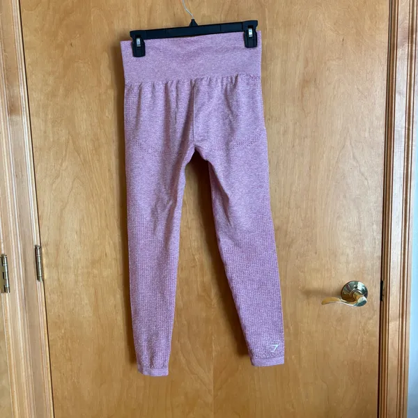 Gymshark‎ Vital Seamless Leggings Women's Athletic Pink Workout Gym Pants - Image 2