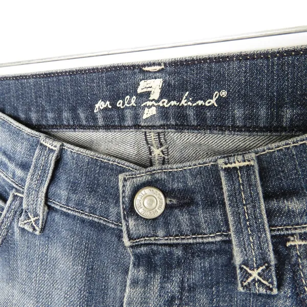 7 For All Mankind Jagger Jeans Dark Wash Boot Cut Jeans Size 28 - Image 5