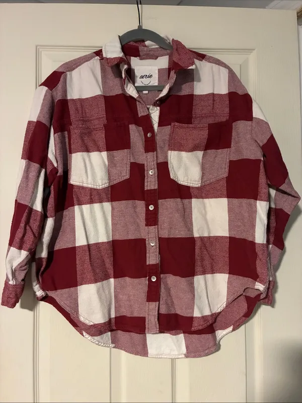 Aerie Plaid Button Down Shirts - Image 5