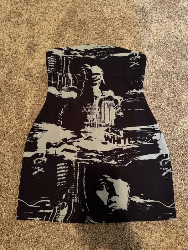 White Fox Boutique Printed Mini Dress - Image 2