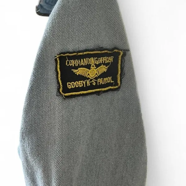 Zaful Jean Parka Gooby K-S Patrol Commanding Officer‎ Patch- Light Denim- Collared - Image 3