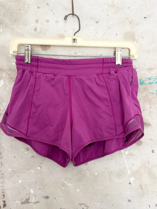 Lululemon Hotty Hot Short II 2.5", Regal Plum - Image 2
