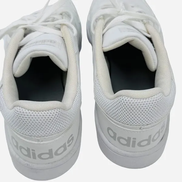 Adidas Womens Size 11‎ Hoops 2.0 B42096 White Casual Shoes Sneakers - Image 5