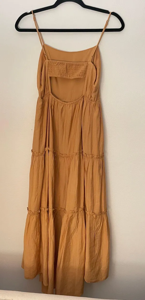 Elodie Yellow Midi Dress - Image 2
