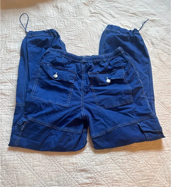 Garage Blue Cargo Pants - Image 8