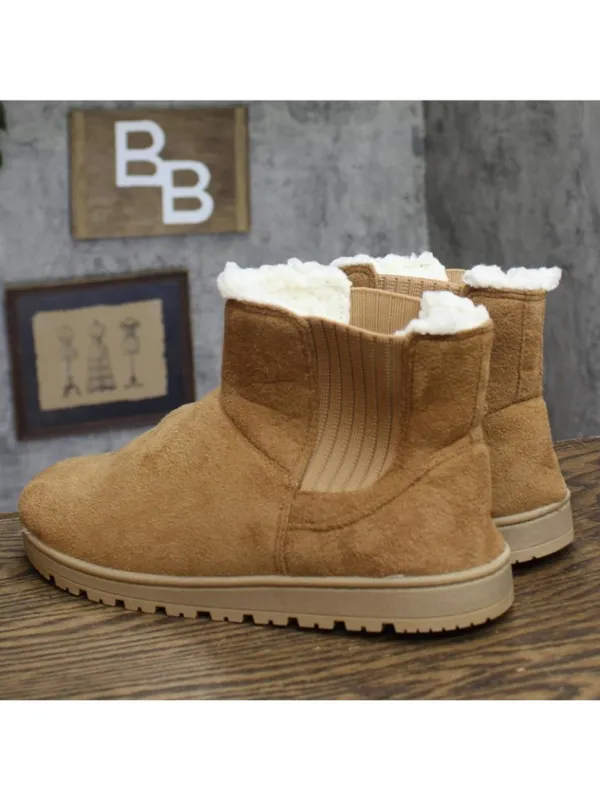 Isotoner / Outdoor Faux Fur Lined Boot Slippers Buckskin Brown XL (9.5-10) - Image 2