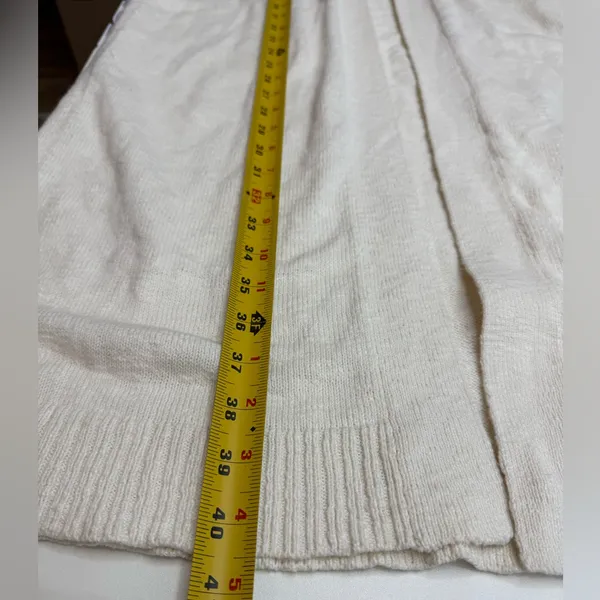 GAP Cream Women's Sweater Cardigan 100% Cotton size M - Image 8