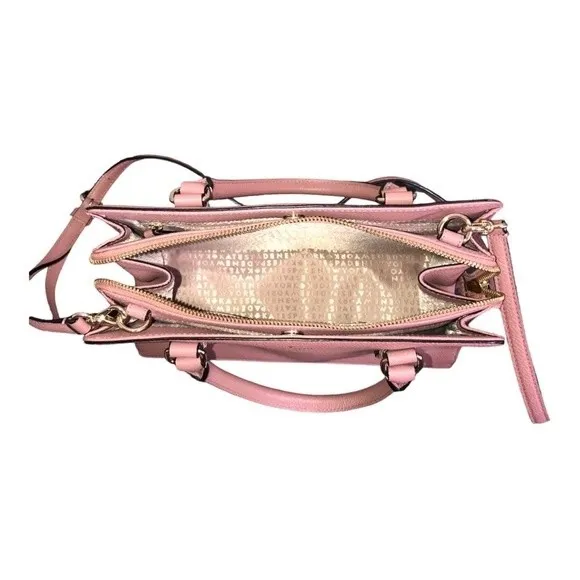 Kate Spade Mulberry Street Lise Satchel Rose Leather Convertible Crossbody Bag - Image 7