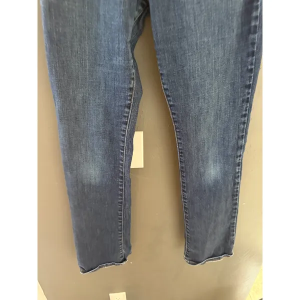 Abercrombie & Fitch Women 10R Dark Wash Bootcut Jeans W30 L33 Mid Rise Stretch - Image 4