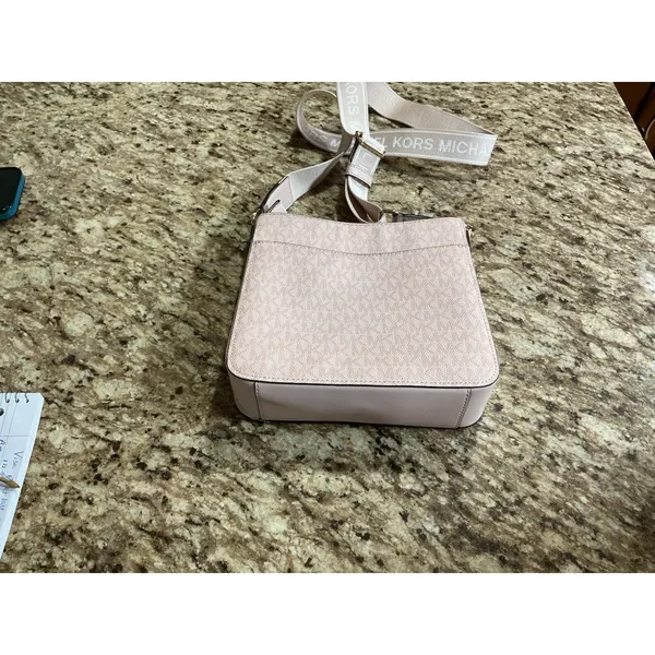 Michael Kors Jet Set Small Logo Crossbody Powder Blush Wide Strap 35T5GTVC5V - Image 2
