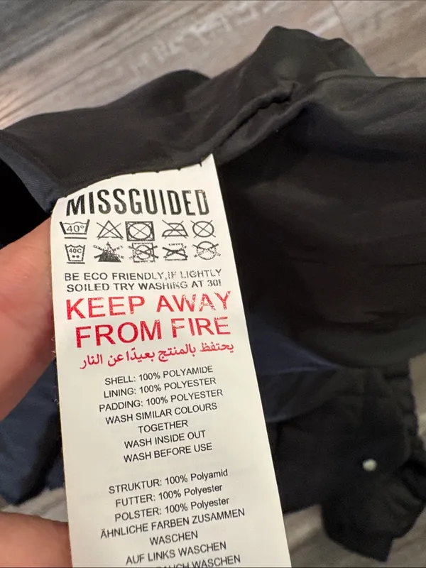 Missguided Maternity Puffer Size 10 - Image 6