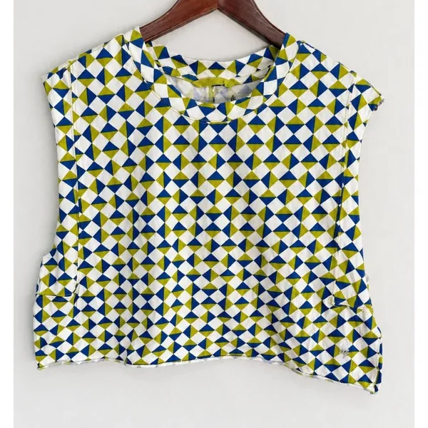 Free People FP Movement Inspire Printed Tank In Trippy Geo Glowing Size XS - Image 2