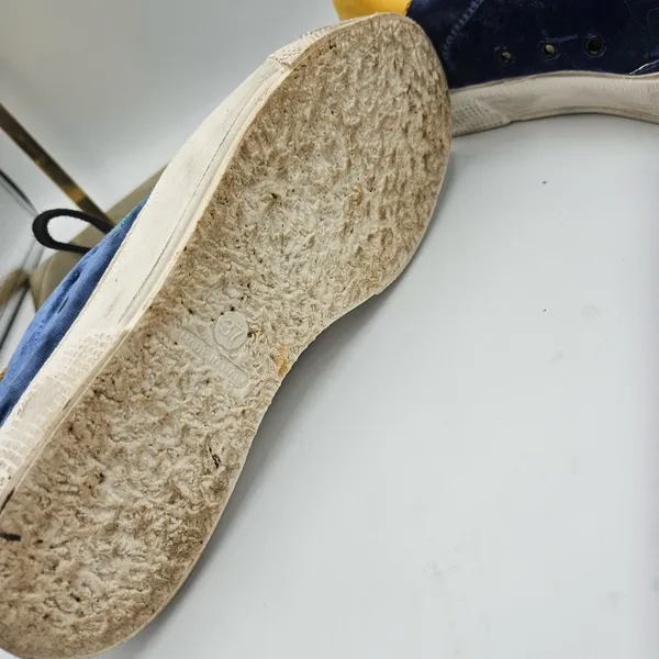 Golden Goose Deluxe‎ May Sneakers – Bluette/Aquamarine Velvet 37 Blue Velvet - Image 6
