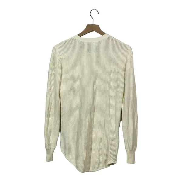 Unif X Urban Outfitters Pullover Waffle Knit Sweater - Cream - Small - Image 2