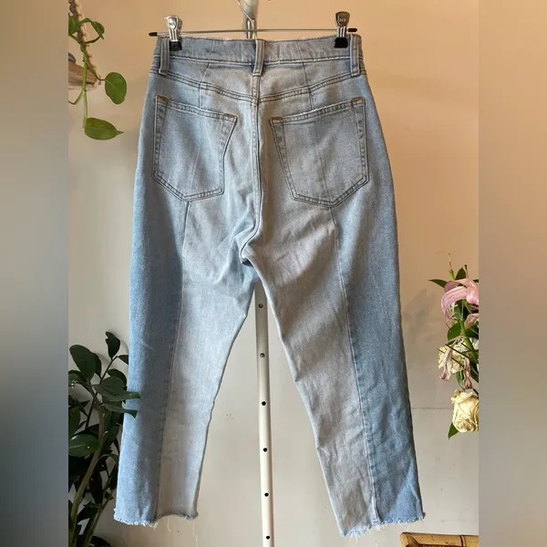 Abercrombie & Fitch Blue Ankle Cropped Jeans - Image 2