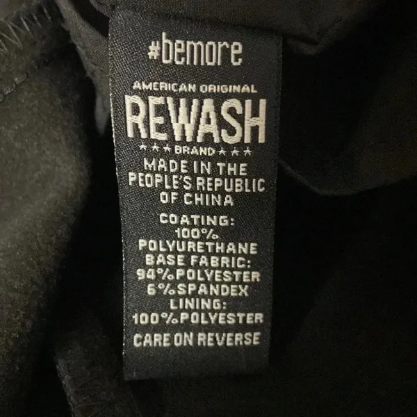 NWT Rewash skirt wet look small black mini skirt‎ asymmetrical whimsigoth - Image 8