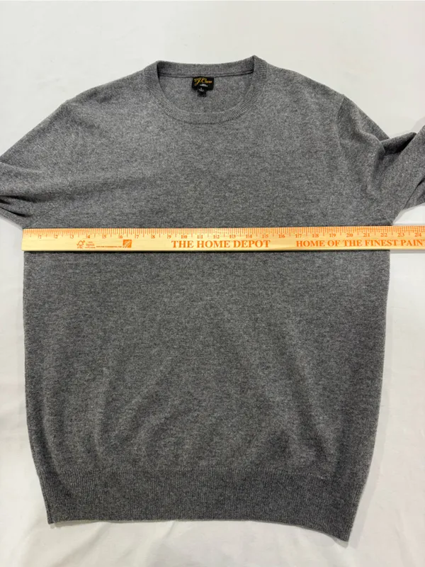 Grey 100% cashmere sweater by J Crew Large - Image 6