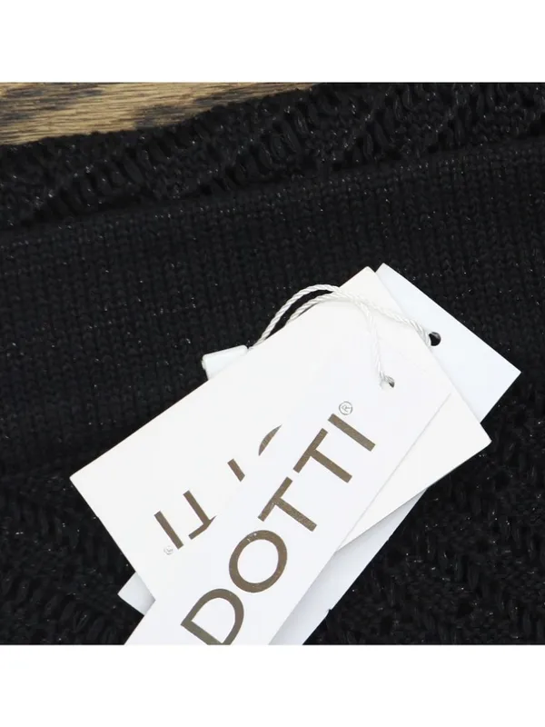 NWT Dotti Womens Crochet Side-Tie Cover-up Maxi Skirt 85273 Black L - Image 9