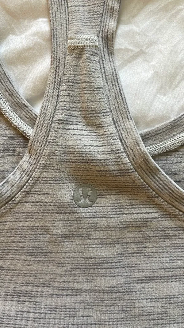 Lululemon Gray Racerback Tank - Image 3