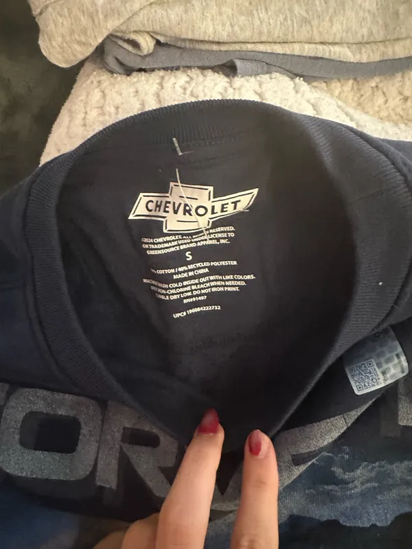 Altar'd State Corvette navy graphic crew neck - Image 2