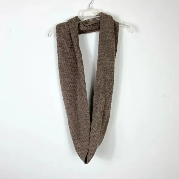 Banana Republic Brown Knit Wool Blend Infinity Scarf - Image 2