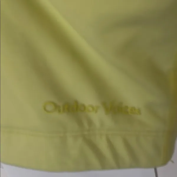 Outdoor Voices Yellow High Neck Sports Bra Medium Activewear Workout - Image 5