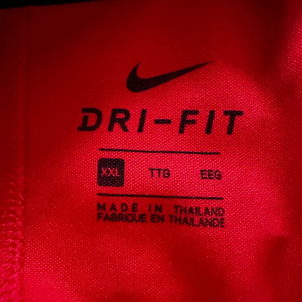 Nike Polo Shirt Mens Red Short Sleeve Golf Lightweight Outdoors Tour 2XL - Image 6