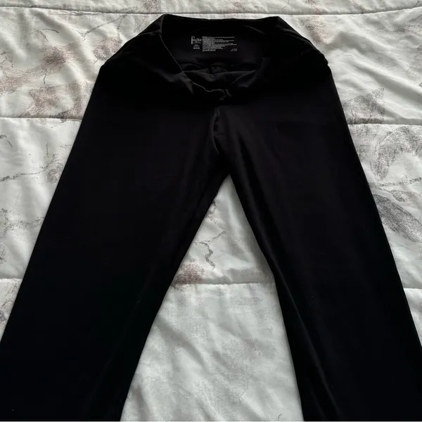 Felina black super soft mid rise leggings, size S athletic Athleisure workout - Image 5